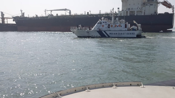 Navy and Coast Guard off Gujarat coast