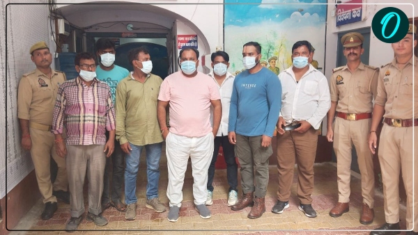 7 caught including BJP leader