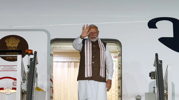 PM Modi reaches Philadelphia America