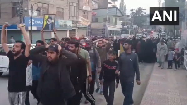 Protest against killing of Hezbollah