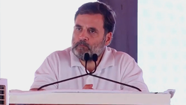 Rahul Gandhi addressing Election rally in Assandh