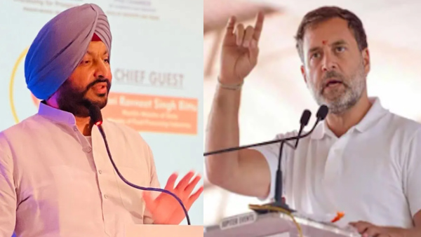 Ravneet Singh Bittu and Rahul Gandhi