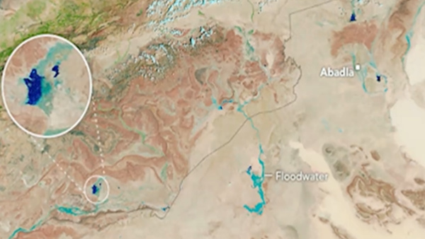 Sahara Desert Rain NASA captures pic
