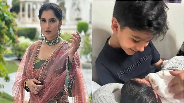 Sania Mirza With Newborn Baby