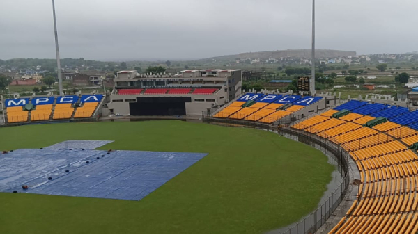 Stadium filled with water Gwalior ND vs BAN India