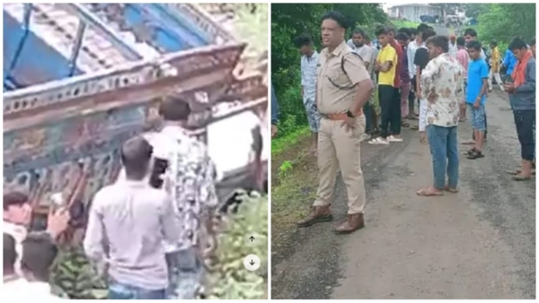 Pickup vehicle full of laborers fell into ditch in Ratlam 3 people died and 20 injure