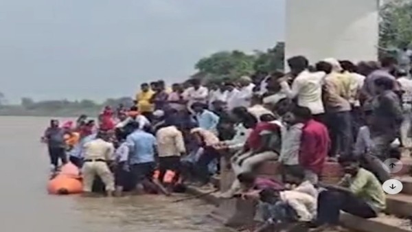 devaraanee-jethaanee drowned in Narmada river on Rishi Panchami in Narmadapuram