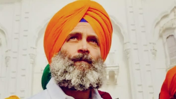 Protest against Rahul Gandhi s statement on security of Sikhs in Bhopal