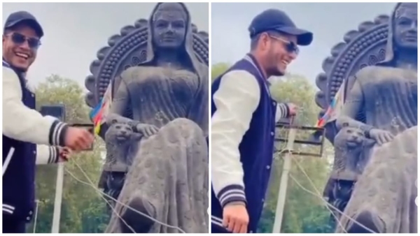 FIR registered for making obscene reel in front of Queen Kamalapati s statue MP Alok Sharma