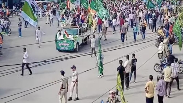 Stones thrown at temple during Eid Miladunnabi procession in Mandsaur protest by Hindu organizations