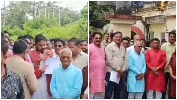 BJP rally on waving Palestinian flag in Eid Miladunnabi procession in Balaghat BJP rally on waving Palestinian flag in Eid Miladunnabi procession in Balaghat