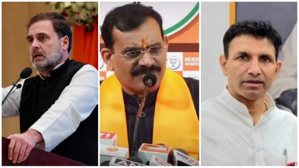 BJP MP VD Sharma is not even equal to the dust of Rahul Gandhi s feet Jitu Patwari
