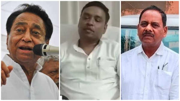 Dispute between Parasia MLA and District Panchayat President at Shikarpur bungalow of Kamal Nath