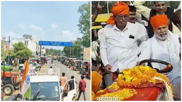 Administration bowed before farmers tractor rally meeting held in presence of Rakesh Tikait