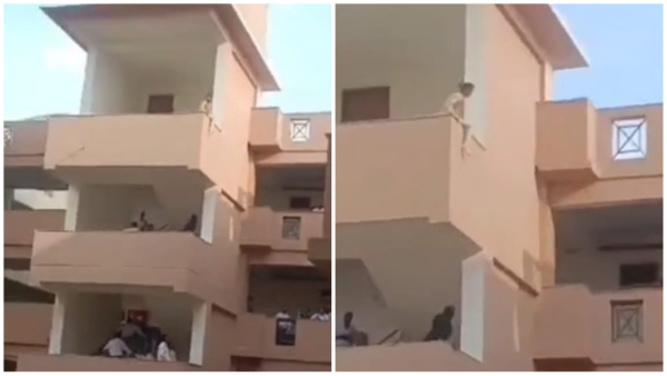 Woman who tried to jump from fourth floor of courthouse rescued
