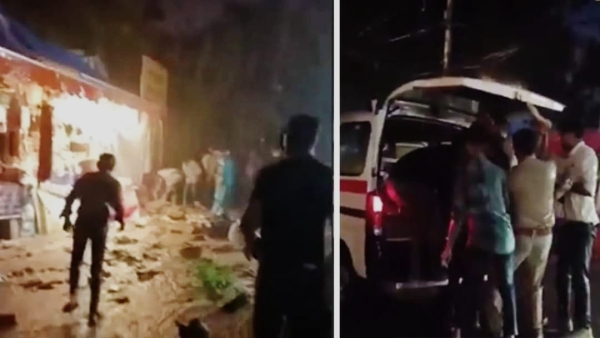 action on the incident of wall collapse near Mahakal temple 5 police man TI suspended