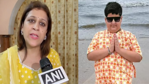 Abhinav Arora and his mother