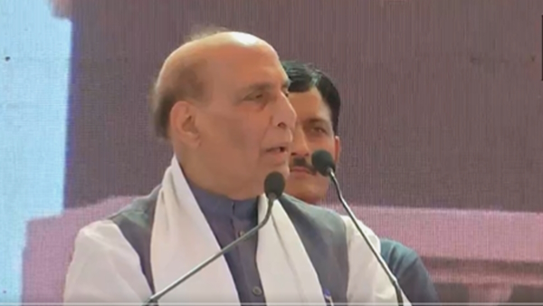 Rajnath Singh in Yamunanagar Rajnath Singh in Yamunanagar
