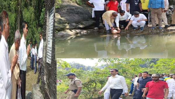 Dehradun news DM broke LAW IAS Savin Bansal becomes first DM celebrate Gandhi Jayanti Kharakhet Dehradun news DM broke LAW IAS Savin Bansal becomes first DM celebrate Gandhi Jayanti Kharakhet