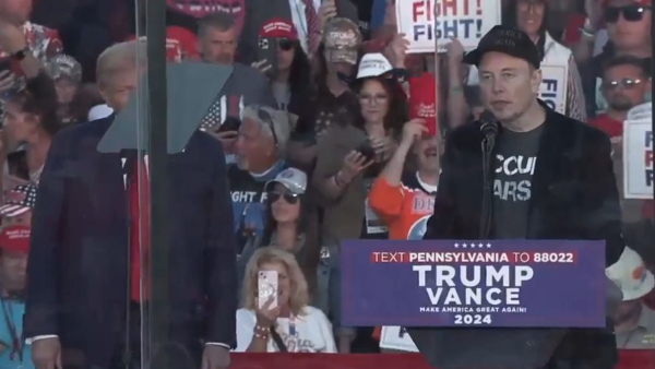 elon musk donald trump Pennsylvania rally