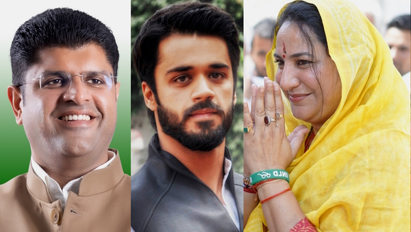 Dushyant Chautala Bhavya BishnoiSunaina Dushyant Chautala Bhavya BishnoiSunaina
