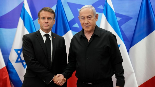 Netanyahu slams Macron