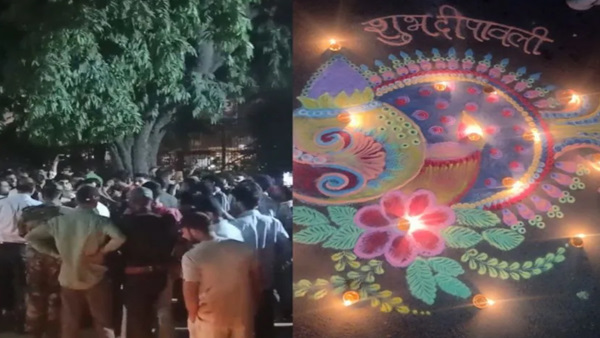 Jamia clash during Deepawali programme