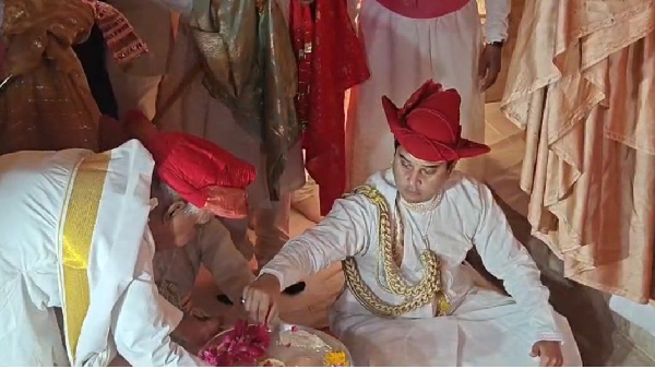 Jyotiraditya Scindia Royal Outfit on Dussehra Jyotiraditya Scindia Royal Outfit on Dussehra