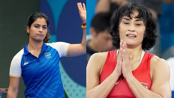 Manu Bhaker and Vinesh Phogat