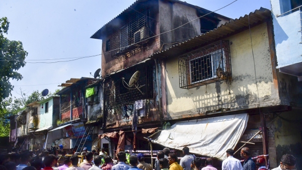 Mumbai Slum Area Fire Incident Mumbai Slum Area Fire Incident