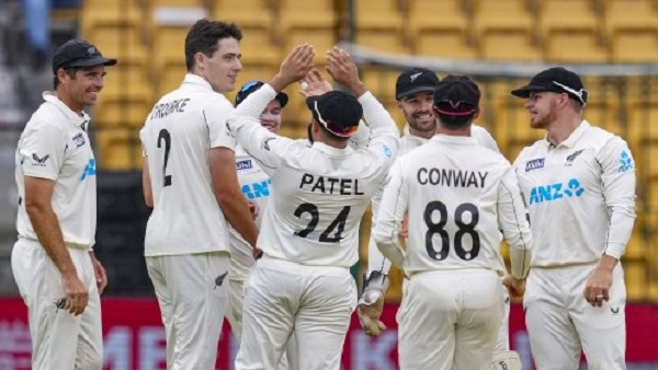 O Rourke celebrates wicket