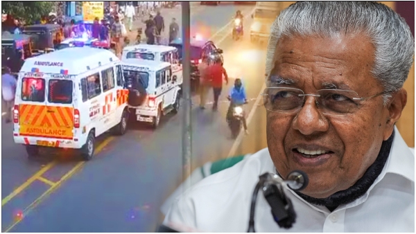 Kerala CM Pinarayi Vijayan Convoy Collision