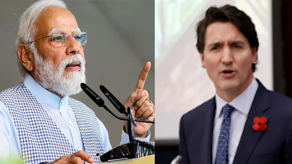PM Modi and Justin Trudeau