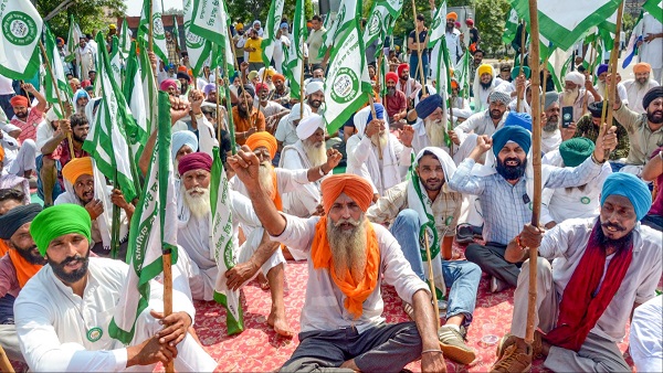 Punjab Farmers Protesting