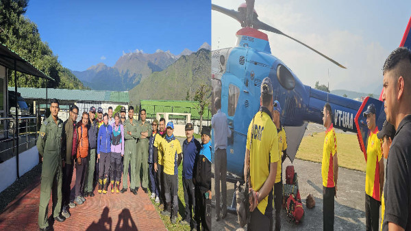 Two foreign trekkers who set out to climb Chaukhamba 3 went missing how Air Force SDRF saved them