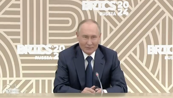 Russian President Vladimir Putin at BRICS 2024