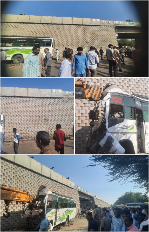 Sikar Accident Bus