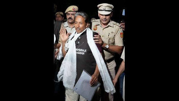  वांगचुक का अनशन समाप्त, नजरबंदी से रिहा