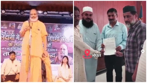 Protest against comments on Prophet Mohammad MLA Arif Masood complains about Yeti Narasimhanand