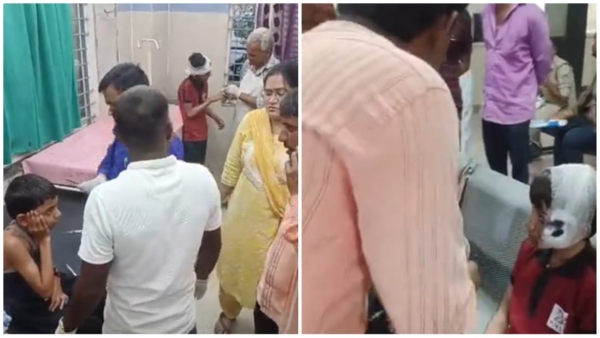 accident 20 people injure when school bus overturns in Rajgarh 18 children included see list