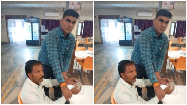 Gram Panchayat Kolua Sarpanch Suresh Parmar arrested red handed taking bribe tap water scheme