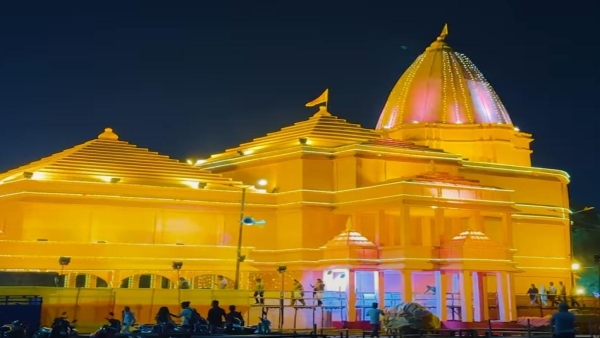 Durga festival celebrated in bpl know how a grand Ram temple pandal was built at a cost of Rs 1 crore