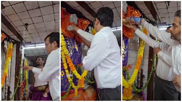 ujjain Offering liquor to mother on Mahashtami Excise department gave 31 bottles of liquor