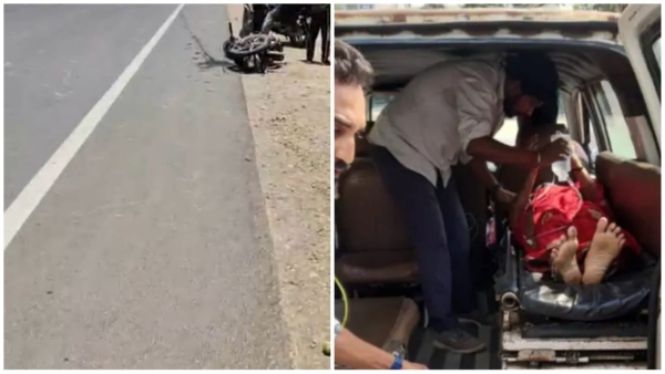 Itarsi Car and bus collide on National Highway-46 one dead one injured Itarsi Car and bus collide on National Highway-46 one dead one injured