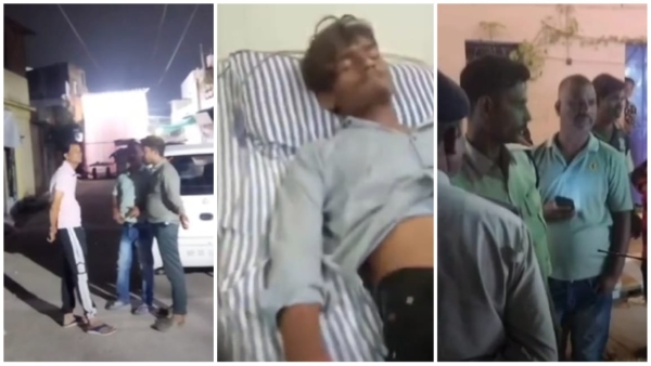 Four youths got burnt due to electric shock in Durga pandal in Kolar condition of one is critical Four youths got burnt due to electric shock in Durga pandal in Kolar condition of one is critical