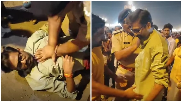 Mp Police ACP Ajay Tiwari saved life by giving CPR incident at Chhola temple Dussehra ground