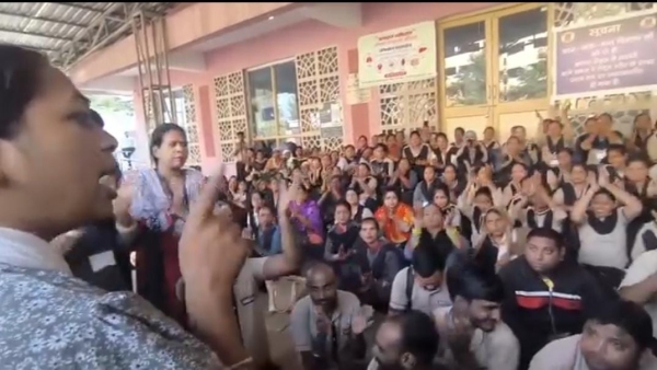 Outsourced employees strike in Hamidia Hospital salaries not received for 5 months