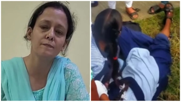 In Betul Took a lift to school then jumped off the bike Kidnapping attempt