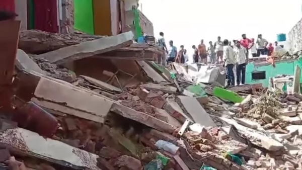 How did such a strong explosion collapse Morena house police gave big information