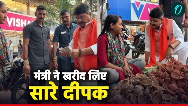 Kailash Vijayvargiya bought all the lamps from his daughter on Diwali Message of Local for Vocal